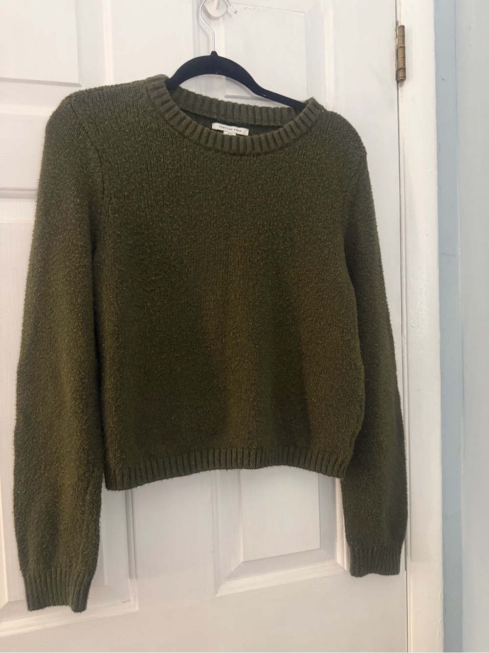 American Eagle Women’s Large Olive Green Crewneck Sweater